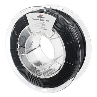 Papírenské zboží - Spectrum 3D filament, S-Flex 90A, 1,75mm, 250g, 80262, deep black