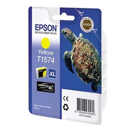 Papírenské zboží - Epson originální ink C13T15744010, yellow, 25,9ml, Epson Stylus Photo R3000