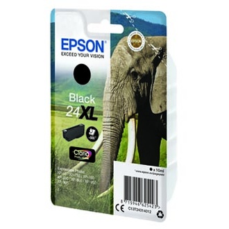 Papírenské zboží - Epson originální ink C13T24314012, T2431, 24XL, black, 10ml, Epson