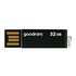 Papírenské zboží - Goodram USB flash disk, USB 2.0, 32GB, UCU2, czarny, UCU2-0320K0R11, USB A, z obrotową osłoną