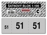 Papírenské zboží - Blok szatniowy 1-100 ET290