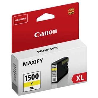 Papírenské zboží - Canon originální ink PGI 1500XL, yellow, 12ml, 9195B001, high capacity, Canon MAXIFY MB20