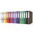 Papírenské zboží - Pilnik dźwigniowy Rainbow, bordowy, 50 mm, A4, PP/karton, DANUBE