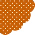 Papírenské zboží - Ubrousky PAW R 32 cm Dots Terracotta