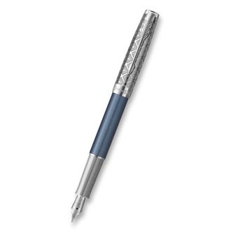 Papírenské zboží - Parker Sonnet Premium Metal Blue CT hrot F