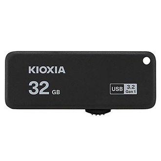 Papírenské zboží - Kioxia USB flash disk, USB 3.0, 32GB, Yamabiko U365, Yamabiko U365, černý, LU365K032GG4