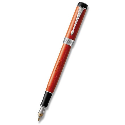 Papírenské zboží - Parker Duofold Classic Big Red Vintage CT hrot F