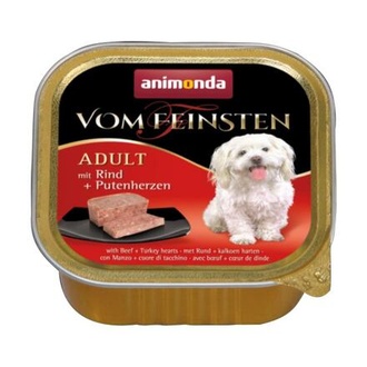 Papírenské zboží - ANIMONDA paštika ADULT - hovězí, krůtí srdce pro psy150g 