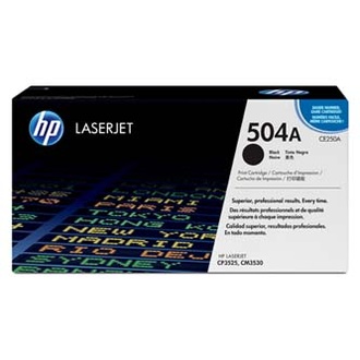 Papírenské zboží - HP originální toner CE250A, black, 5000str., HP 504A, HP Color LJ CM3530 MFP,CM3530fs MFP