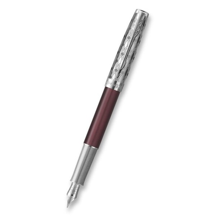 Papírenské zboží - Parker Sonnet Premium Metal Red CT hrot F